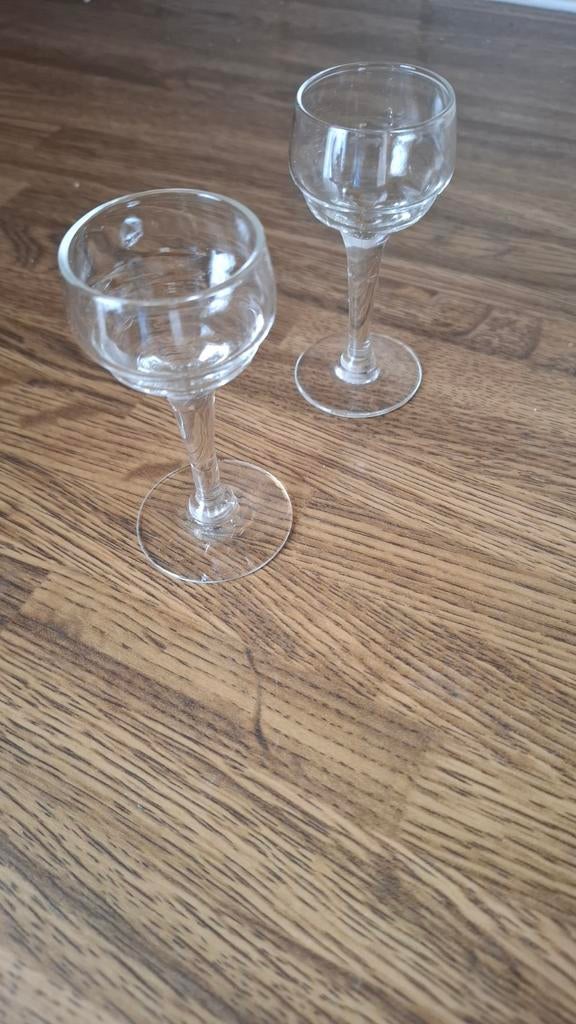 Antieke borrelglaasjes, Antiek en Kunst, Antiek | Glas en Kristal, Ophalen of Verzenden