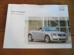 Instructieboek Audi TT Roadster 1999, Ophalen of Verzenden
