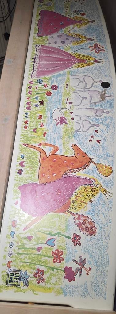 Lifetime bed met prinses en paard - lade heeft zorg nodig, Kinderen en Baby's, Kinderkamer | Bedden, Ophalen of Verzenden, Gebruikt