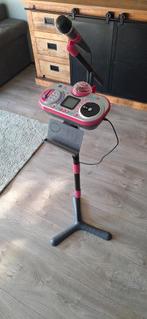 Kidi Super Star Karaoke met microfoon en standaard, Ophalen of Verzenden, Zo goed als nieuw