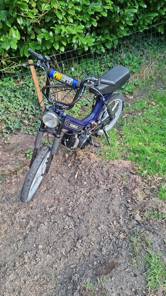 Tomos S25 met blauw kenteken, Fietsen en Brommers, Brommers | Tomos, Ophalen