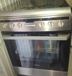 RVS Gasfornuis nieuwstaat hetelucht ovenbezorgen/aansluiten, Hete lucht, 60 cm of meer, Zo goed als nieuw, Gas