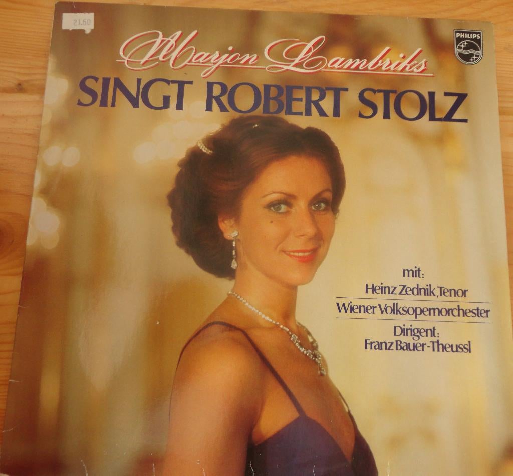Marjon Lambriks-singt Robert Stolz (LP, Ophalen of Verzenden, Kamermuziek, Gebruikt, 12 inch