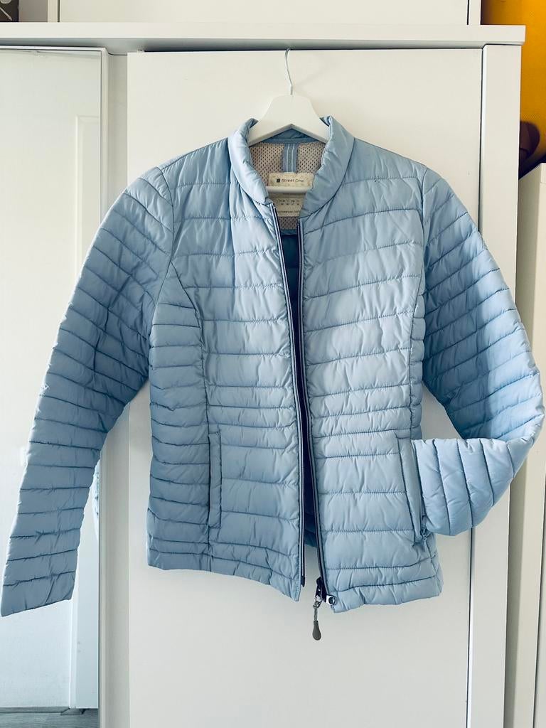 Blauw dames jas, Ophalen of Verzenden, Zo goed als nieuw, Blauw