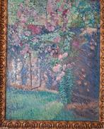 Reinier Kennedy groot schilderij Hoekje in mijn tuin, Ophalen of Verzenden