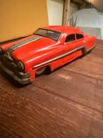 Vintage Rood Blikken Speelgoedauto - Klassieke Pontiac, Ophalen of Verzenden
