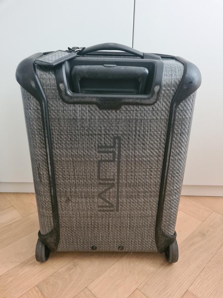 TUMI Tegra-Lite Carry-On (Graphite), Gebruikt, 50 tot 60 cm, Hard kunststof, Ophalen of Verzenden