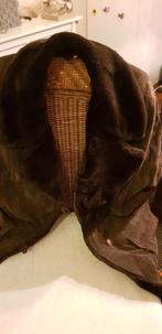 Nieuw Michel Valerie leren dames winterjas, Maat 38/40 (M), Bruin, Michel Valerie, Nieuw