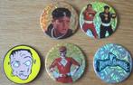 vijf flippo's - Chupa Caps - Black en Red ranger, Verzamelen, Ophalen of Verzenden, Losse flippo's