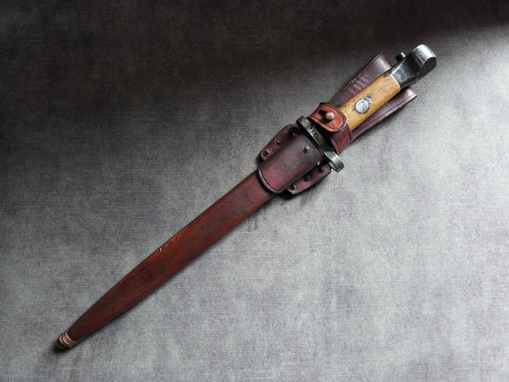 Repro schede voor Nederlandse M.95 Cavalerie bajonet, Verzamelen, Militaria | Tweede Wereldoorlog, Ophalen of Verzenden, Nederland