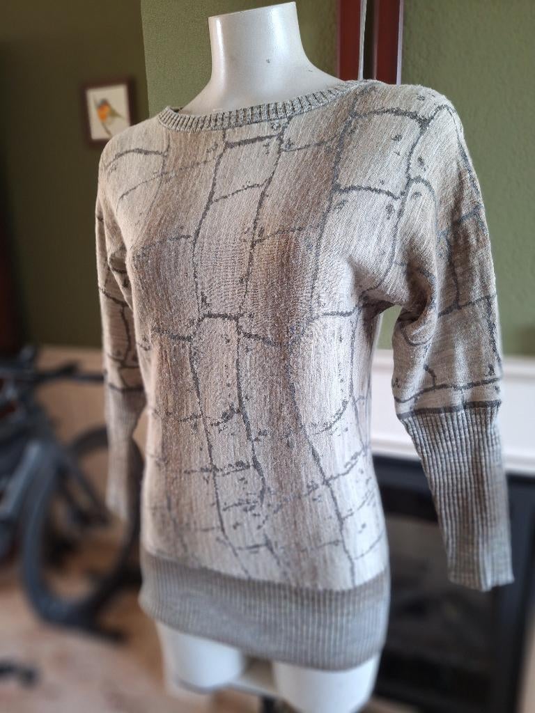 Dikton's Barcelona trui beige mt S, Maat 38/40 (M), Verzenden, Beige, Zo goed als nieuw