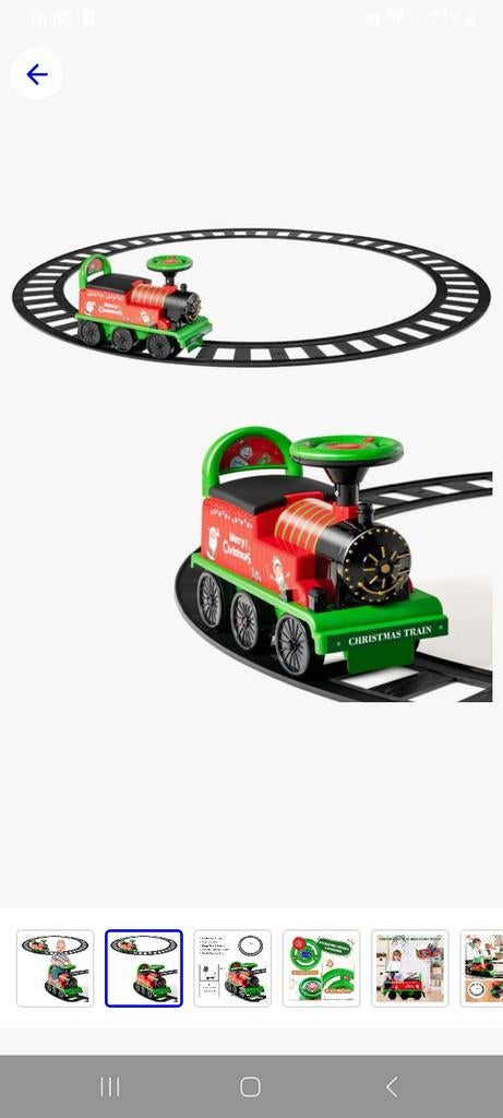 Coast V6 elektrische kinder trein met rails, Ophalen of Verzenden, Nieuw
