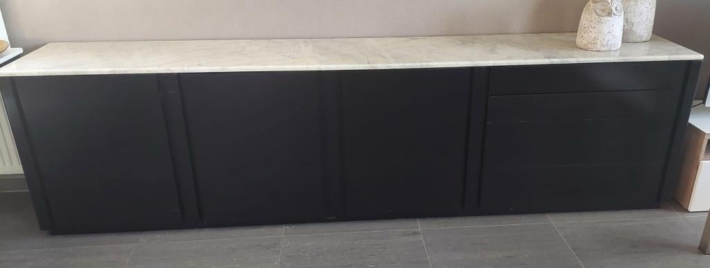 Marmerenkast, Huis en Inrichting, Kasten | Dressoirs, Ophalen, Overige materialen, Gebruikt, Met deur(en)