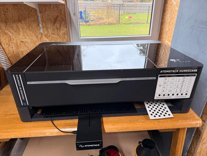 Atomstack Hurricane CO2 55W lasergraveerder met garantie, Hobby en Vrije tijd, Elektronica-componenten, Gebruikt, Ophalen