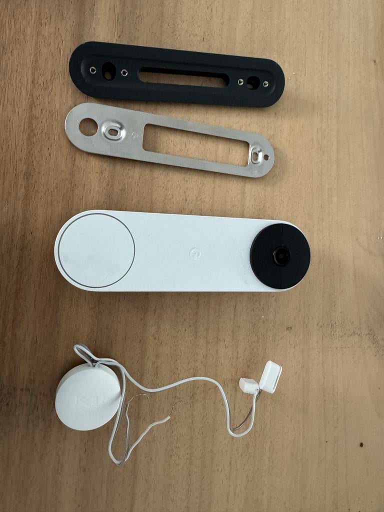 Nest Doorbell (batterij) met Chime, Ophalen of Verzenden, Bewegingsdetectiesensor, Gebruikt, Draadloos