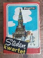 Stedenkwartet - Klassiek kaartspel met Nederlandse steden, Ophalen of Verzenden, Gebruikt, Papita