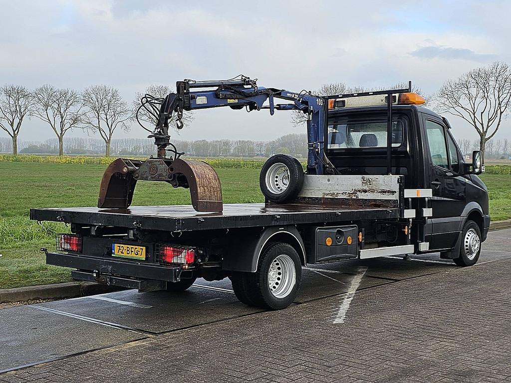 VOLKSWAGEN CRAFTER 35 2.0 open-laadbak kraan!, Auto's, Euro 5, Gebruikt, Volkswagen, Bedrijf