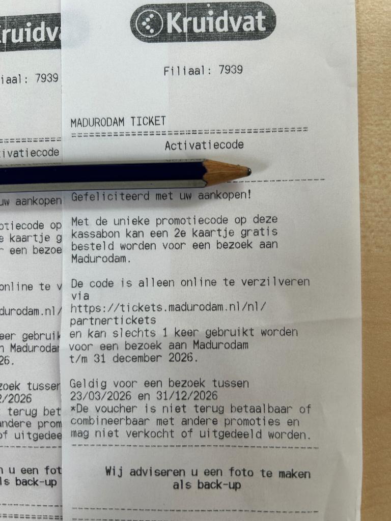 Madurodam 2e kaartje gratis, Twee personen, Kortingsbon, Pretpark