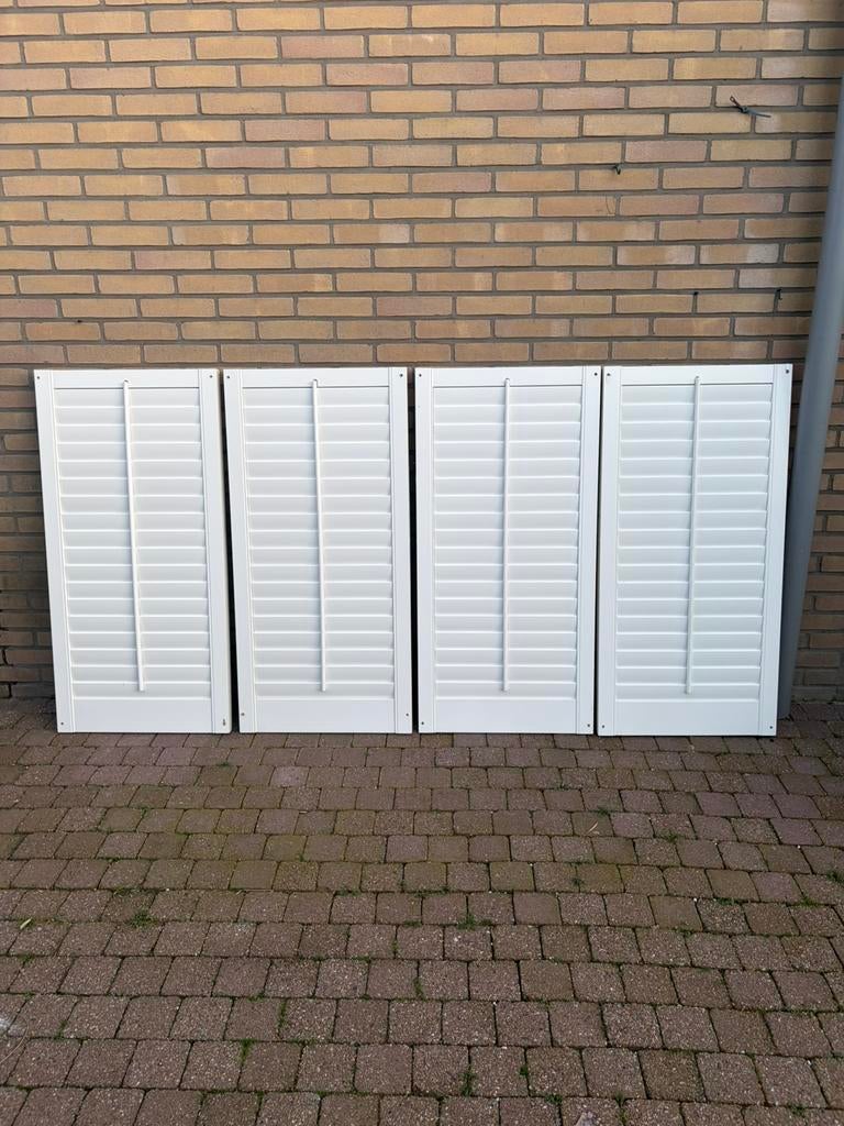 Witte shutters te koop – goede staat, Huis en Inrichting, Ophalen, Zo goed als nieuw