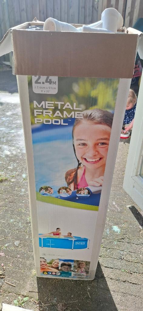 Intex zwembad, Ophalen, Gebruikt, Minder dan 80 cm, Rond