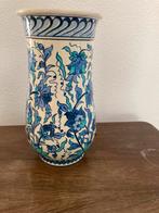 🦋💙Prachtige vaas handgeschilderd 1984, Antiek en Kunst, Ophalen of Verzenden