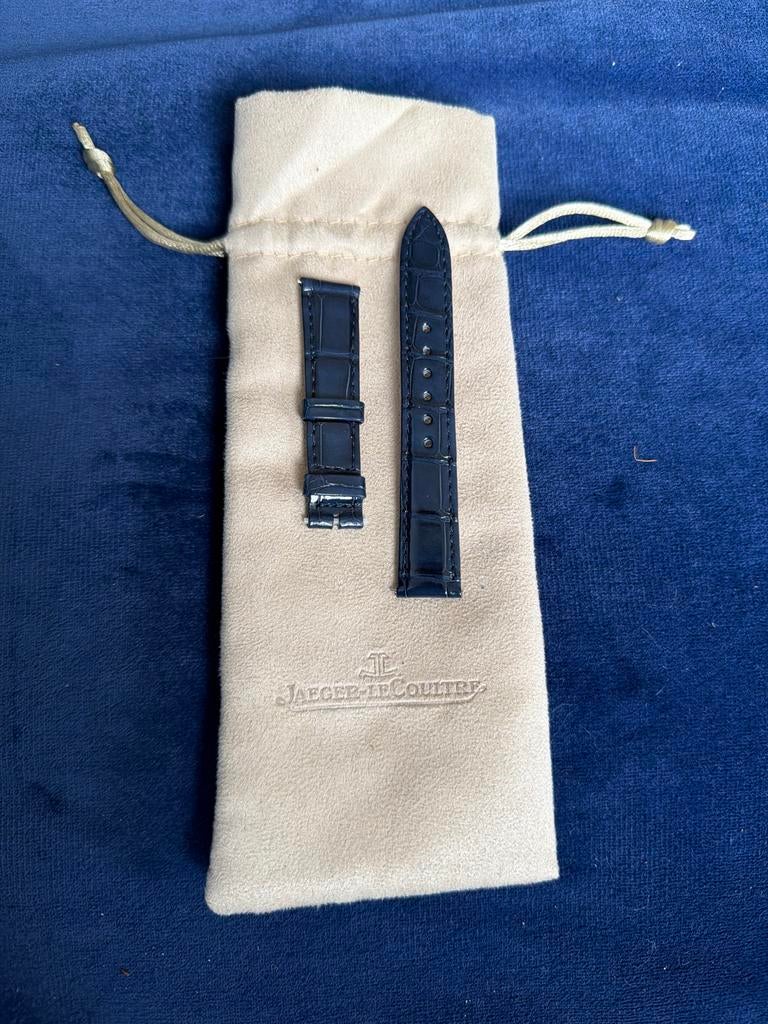 Origineel Jaeger-LeCoultre Reverso Bandje - Navy 16cm, Sieraden, Tassen en Uiterlijk, Horloges | Heren, Overige merken, Overige materialen