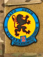 Pvc embleem nato awacs number 2 SQN, Verzamelen, Militaria | Algemeen, Verzenden, Luchtmacht, Overige gebieden, Embleem of Badge