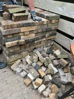 Straatstenen +/- 18m2 - Deels gestapeld, deels zelf uithalen, Ophalen, Gebruikt, Klinkers, 10 m² of meer