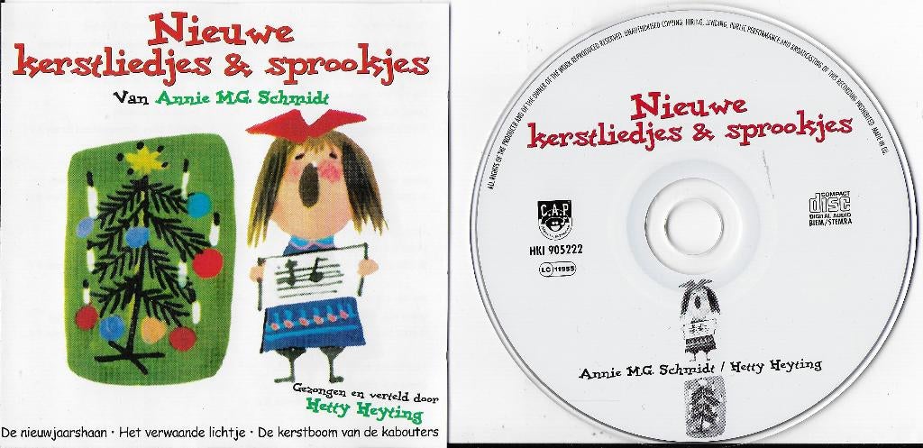 A41 cd kerstliedjes en sprookje van Annie m g Schmidt, Ophalen of Verzenden, Zo goed als nieuw, Overige typen