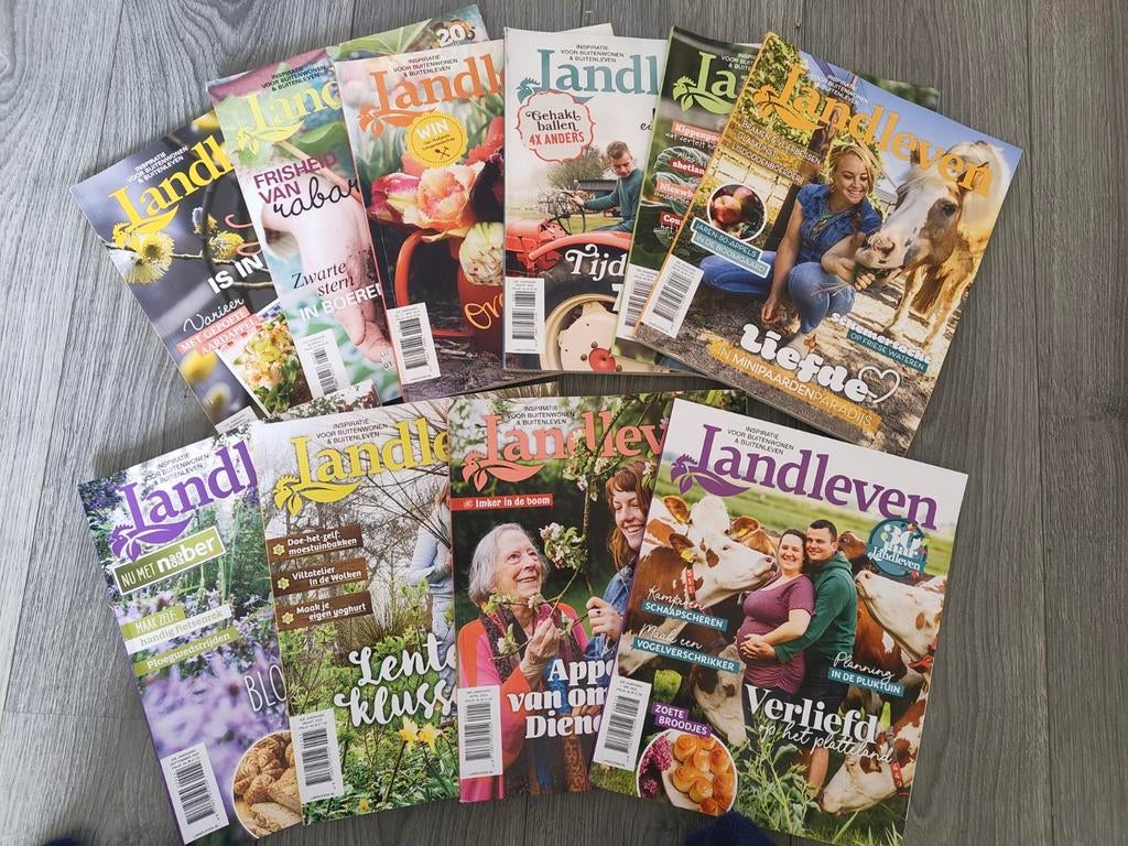 10x Landleven tijdschrift - lente en zomer maanden, Boeken, Tijdschriften en Kranten, Ophalen of Verzenden, Gelezen