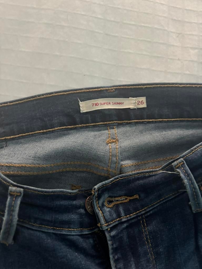 Levis super skinny jeans, Kleding | Dames, Spijkerbroeken en Jeans, Ophalen of Verzenden, Zo goed als nieuw, Blauw, W28 - W29 (confectie 36)