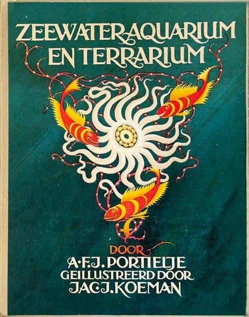 Zeewater aquarium en terrarium Verkade album, Boeken, Verzenden, Gelezen, Plaatjesalbum