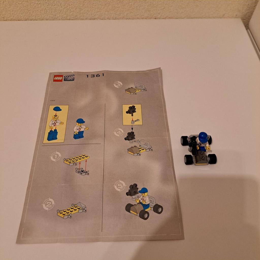 Lego Studios 1361 Cameraman., Ophalen of Verzenden, Zo goed als nieuw, Lego