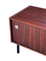 Vintage Dressoir Tv Meubel Jaren 60 Design Rosewood Fineer, Gebruikt, Met deur(en), Vintage, 150 tot 200 cm