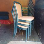 17 x vintage design stoelen café horeca stoelen, Ophalen, Gebruikt, Bruin, Vijf, Zes of meer stoelen