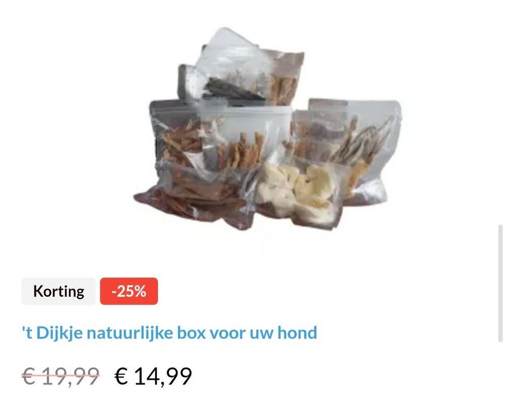 Snackpakket huisdier en/of paard, Ophalen of Verzenden