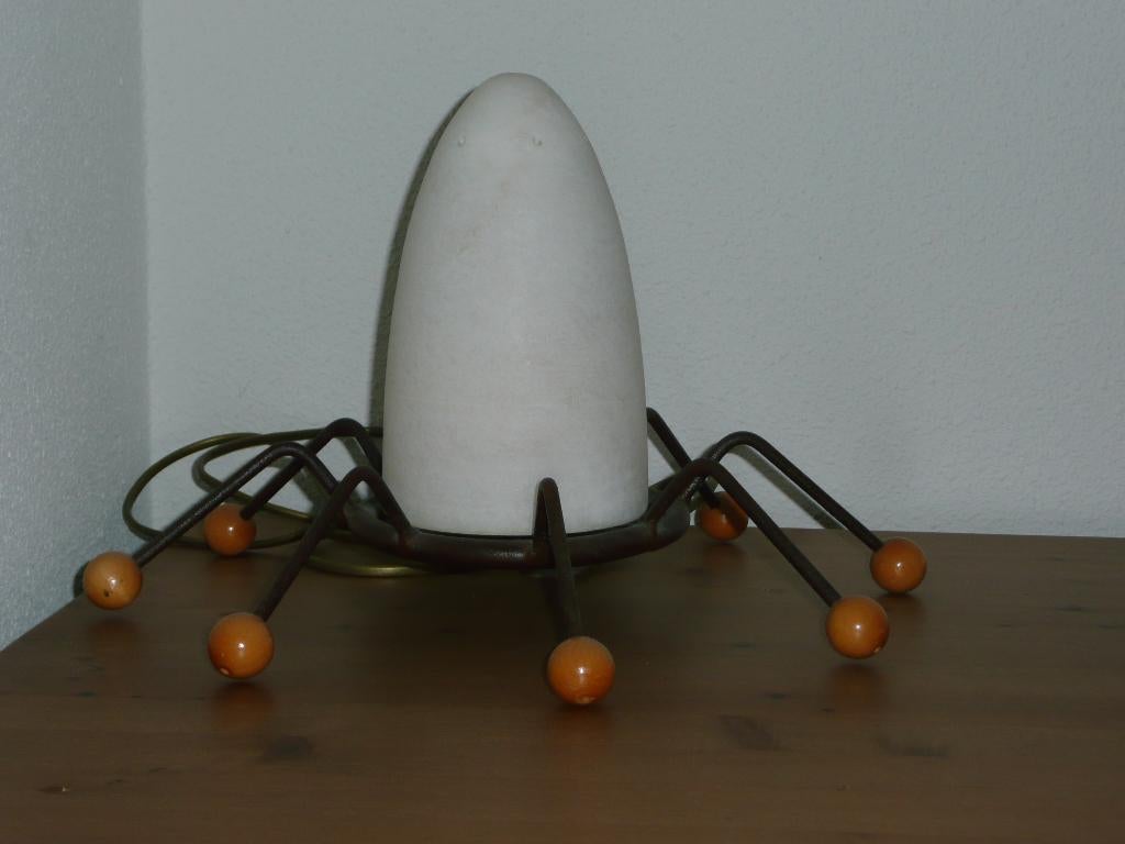 sfeerlampje spinmodel (wij versturen niet), Huis en Inrichting, Lampen | Tafellampen, Ophalen, Zo goed als nieuw, Overige materialen