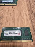 Transcend 1GB DDR3 1066 SO-DIMM RAM Geheugenmodule, Computers en Software, RAM geheugen, DDR3, Ophalen of Verzenden, Laptop, Gebruikt
