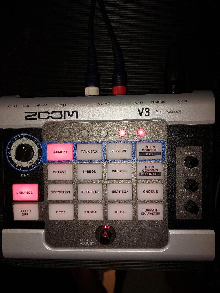 Te Koop:Zoom v3 vocal effect processor nieuw!, Muziek en Instrumenten, Effecten, Nieuw, Ophalen