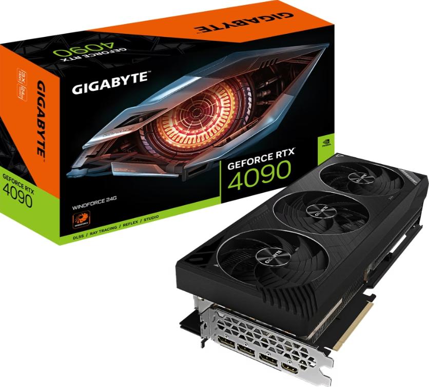 Gigabyte GeForce RTX 4090 WINDFORCE 24G, Computers en Software, Videokaarten, Zo goed als nieuw, Nvidia, PCI-Express 4.0, GDDR6