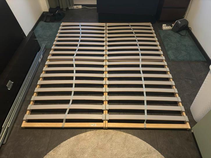Twee IKEA Sultan Lodingen lattenbodems 80x200, Huis en Inrichting, Slaapkamer | Matrassen en Bedbodems, Gebruikt, Bedbodem, 80 cm