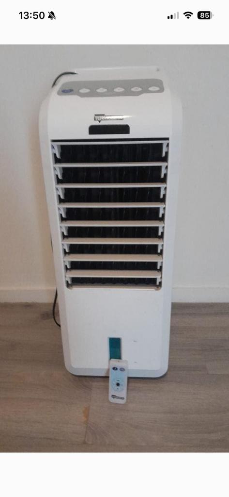 Elektrische ventilator/koeler met afstandsbediening, Witgoed en Apparatuur, Ophalen, Minder dan 60 m³, 3 snelheden of meer, Zo goed als nieuw