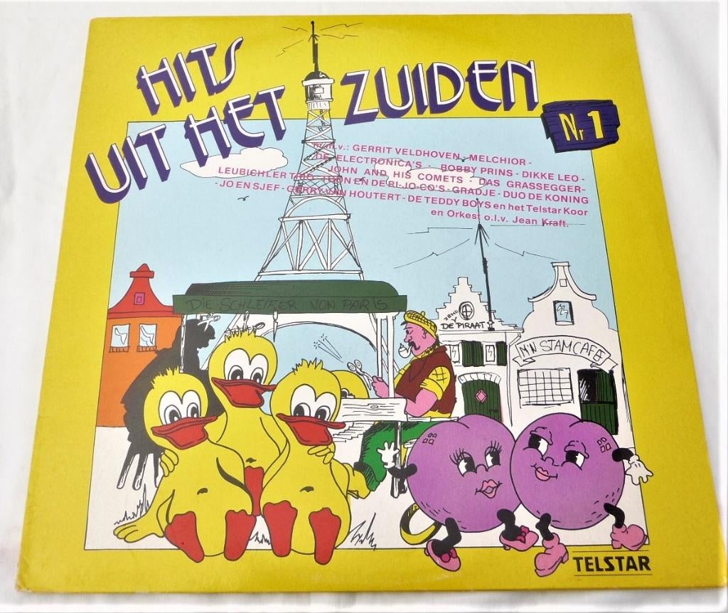 6LPS J HOES PRESENTEERT 2 WILLY DERBY EN STRANGERS, CARNAVAL, Verzenden, Zo goed als nieuw, Levenslied of Smartlap, 1960 - 1969