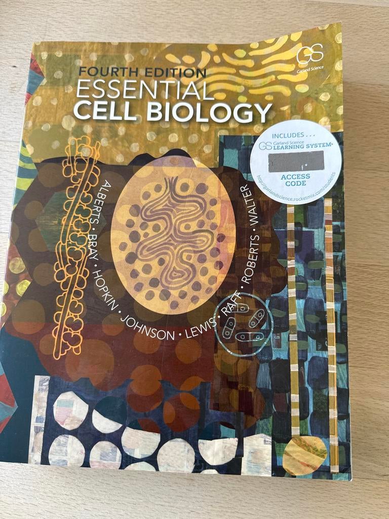 Essential Cell Biology, vierde editie, Ophalen of Verzenden, Beta, Zo goed als nieuw, WO
