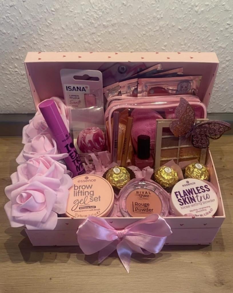 Make-up set in roze doos, Ophalen, Overige kleuren, Gehele gezicht, Nieuw