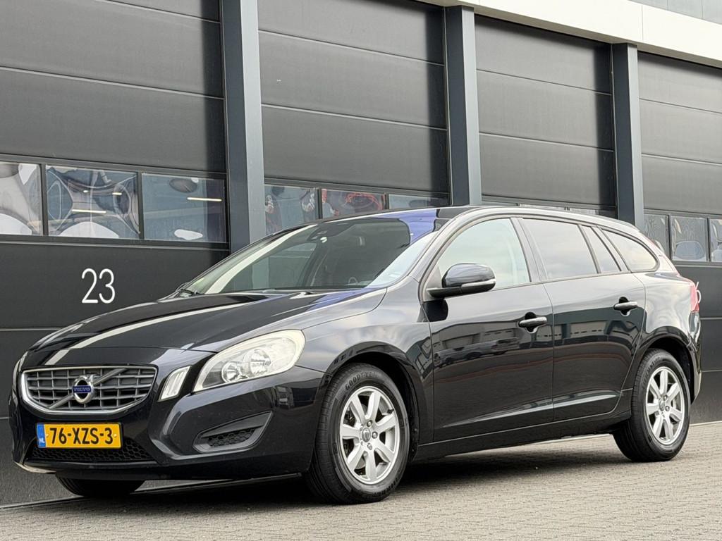Volvo v-60 1.6 DRIVe Navi Clima PDC (bj 2012), Zwart, Parkeersensor, 1560 cc, Onderhoudsboekje