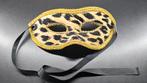 Vintage Venetiaans Masker - Luipaardprint, Ophalen of Verzenden, Gebruikt, Toneelattributen of Onderdelen
