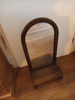 Eiken spiegel met kammenbak 75/36 CM, Ophalen of Verzenden, Rechthoekig, Minder dan 50 cm