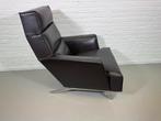 design fauteuil "Solo" van "Design on Stock"., Ophalen of Verzenden, Zo goed als nieuw, Leer, 75 tot 100 cm