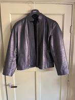 Kalfslederen damesjasje, Ophalen of Verzenden, Zo goed als nieuw, Maat 42/44 (L), Zwart